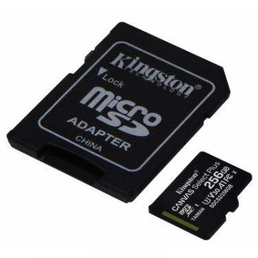 Карта памяти Kingston 256GB microSD class 10 A1 Canvas Select Plus Фото 1