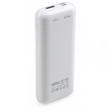 Батарея универсальная Vinga 10000 mAh glossy white Фото 1
