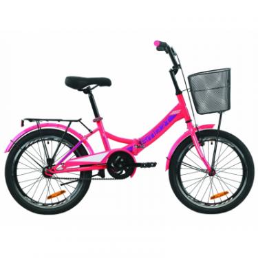 Велосипед Formula 20" SMART Vbr рама-13" St 2020 розовый, багажник+к Фото
