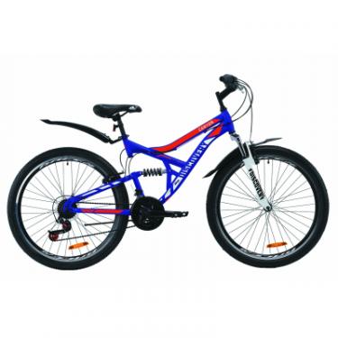 Велосипед Discovery 26" CANYON AM2 Vbr рама-17,5" St 2020 сине-оранжев Фото