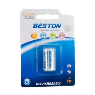 Аккумулятор Beston CR123A (16340) 600mAh Lithium (AAB1844)