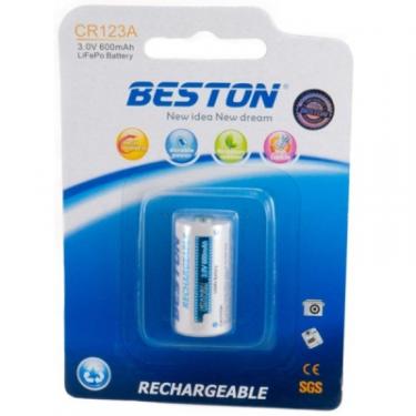 Аккумулятор Beston CR123A (16340) 600mAh Lithium Фото 1
