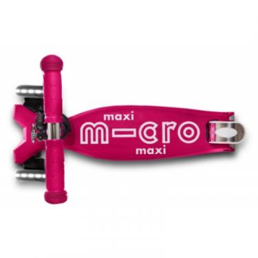 Самокат Micro Maxi Deluxe Pink LED Фото 1