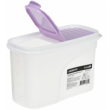 Емкость для сыпучих продуктов Ardesto Fresh 1.2 л Purple Фото 1