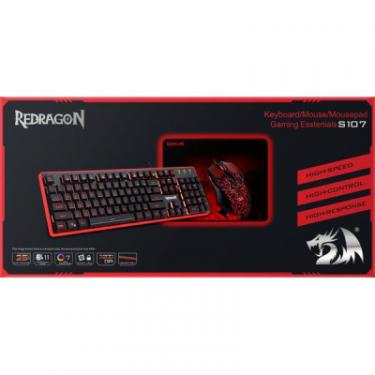 Комплект Redragon S107 USB Black-Red Фото 8