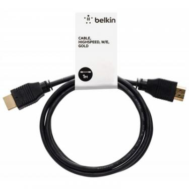 Кабель мультимедийный Belkin HDMI to HDMI 1.0m High Speed Ethernet Фото 1