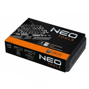 Набор бит Neo Tools 99 шт с держателем Фото 1