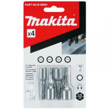 Набор инструментов Makita насадок магнитных дюймовых, 4 шт. Фото