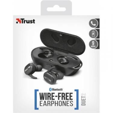Наушники Trust Duet2 True Wireless Earbuds Black Фото 9