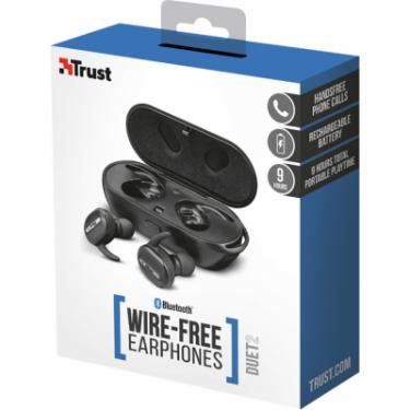 Наушники Trust Duet2 True Wireless Earbuds Black Фото 8