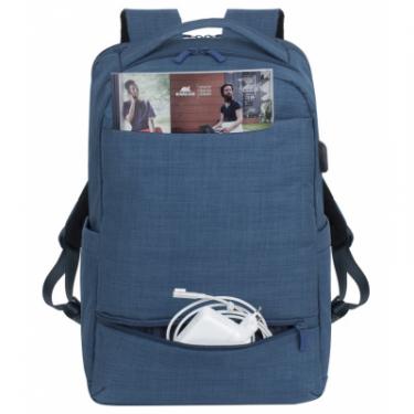 Рюкзак для ноутбука RivaCase 17.3" 8365 Blue Фото 5