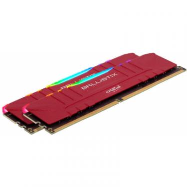 Модуль памяти для компьютера Micron DDR4 64GB (2x32GB) 3200 MHz Ballistix RGB Red Фото 2