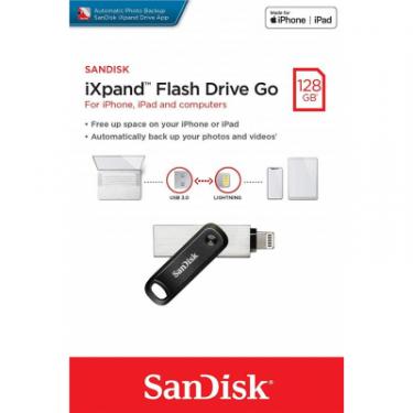 USB флеш накопитель SanDisk 128GB iXpand Go USB 3.0/Lightning Фото 5