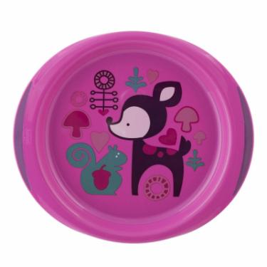 Набор детской посуды Chicco Тарелки Easy Feeding 2 шт 12M+ Розовый Фото 2