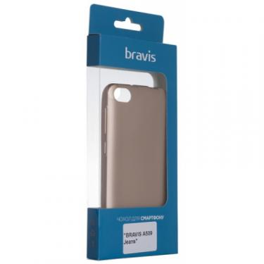 Чехол для мобильного телефона Bravis A509 Jeans - Shiny (Gold) Фото