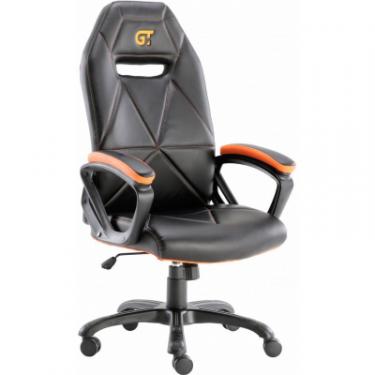 Кресло игровое GT Racer X-2318 Black/Orange Фото 1