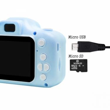 Интерактивная игрушка XoKo Цифровой детский фотоаппарат голубой Фото 2