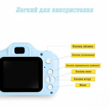 Интерактивная игрушка XoKo Цифровой детский фотоаппарат голубой Фото 3