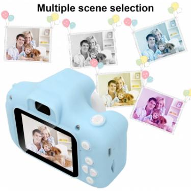 Интерактивная игрушка XoKo Цифровой детский фотоаппарат голубой Фото 6