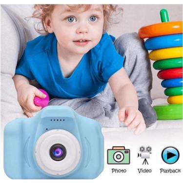 Интерактивная игрушка XoKo Цифровой детский фотоаппарат голубой Фото 7