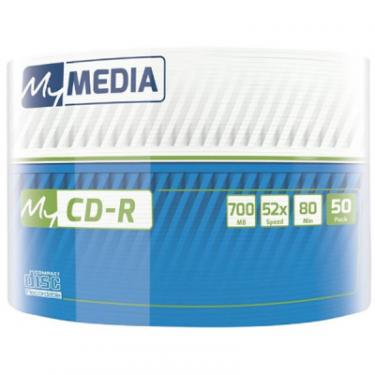 Диск CD MyMedia CD-R 700Mb 52x MATT SILVER Wrap 50 Фото 1