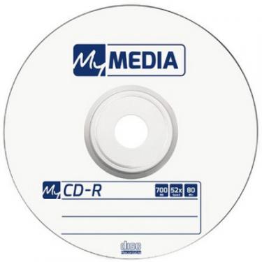 Диск CD MyMedia CD-R 700Mb 52x MATT SILVER Wrap 50 Фото 2