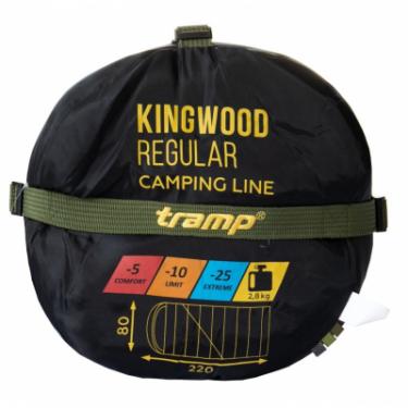 Спальный мешок Tramp Kingwood Regular Olive/Grey R Фото 10