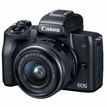 Цифровой фотоаппарат Canon EOS M50 + 15-45 IS STM + 22 STM Double Kit Black Фото