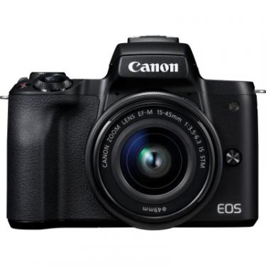 Цифровой фотоаппарат Canon EOS M50 + 15-45 IS STM + 22 STM Double Kit Black Фото 1