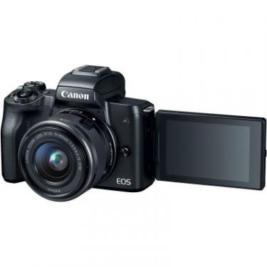 Цифровой фотоаппарат Canon EOS M50 + 15-45 IS STM + 22 STM Double Kit Black Фото 8