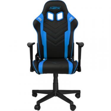 Кресло игровое DXRacer Nex Black/Blue Фото 2
