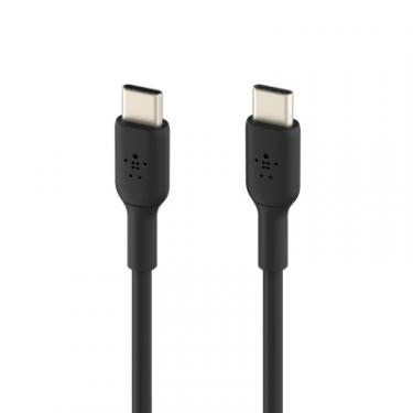 Дата кабель Belkin USB-С - USB-С, PVC, 1m, black Фото 1