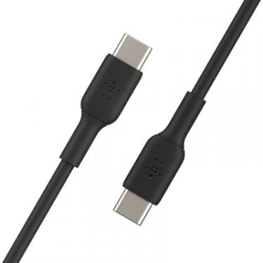 Дата кабель Belkin USB-С - USB-С, PVC, 1m, black Фото 3