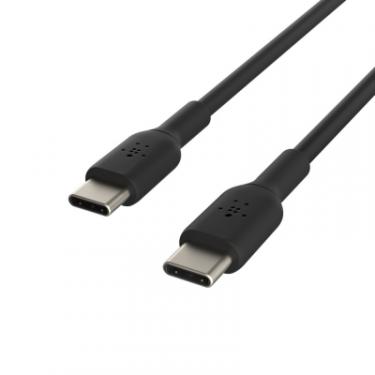Дата кабель Belkin USB-С - USB-С, PVC, 1m, black Фото 4