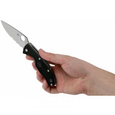 Нож Spyderco Tenacious FRN полусеррейтор Фото 7
