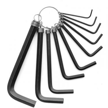 Набор инструментов Tolsen Г-образных шестигранных ключей 10 шт на кольце Фото