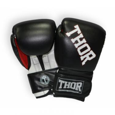 Боксерские перчатки Thor Ring Star 16oz Black/White/Red Фото