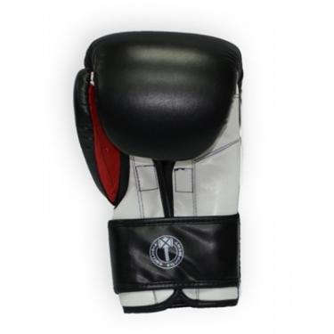 Боксерские перчатки Thor Ring Star 16oz Black/White/Red Фото 3