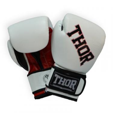 Боксерские перчатки Thor Ring Star 16oz White/Red/Black Фото