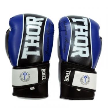 Боксерские перчатки Thor Thunder 10oz Blue Фото 1