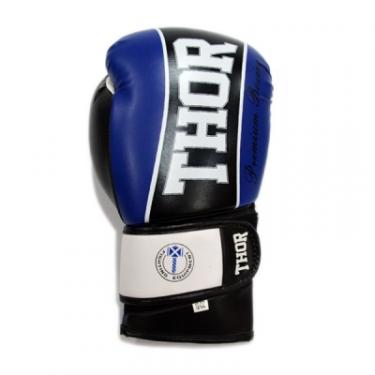Боксерские перчатки Thor Thunder 10oz Blue Фото 3