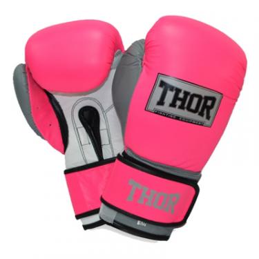 Боксерские перчатки Thor Typhoon 12oz Pink/Grey/White Фото