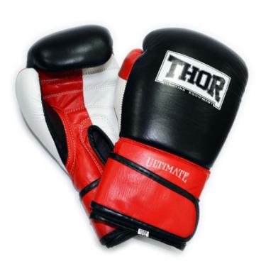 Боксерские перчатки Thor Ultimate 10oz Black/White/Red Фото