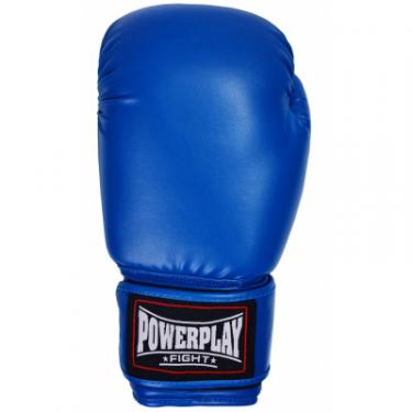 Боксерские перчатки PowerPlay 3004 10oz Blue Фото 2