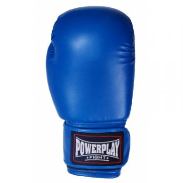 Боксерские перчатки PowerPlay 3004 10oz Blue Фото 3