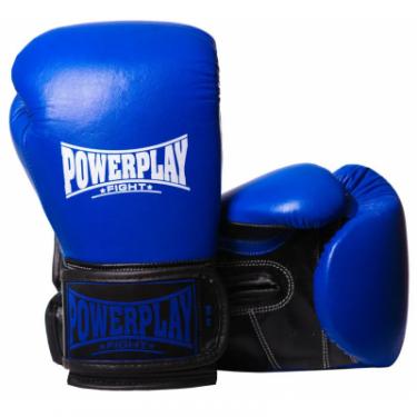 Боксерские перчатки PowerPlay 3015 10oz Blue Фото