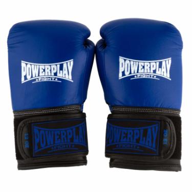 Боксерские перчатки PowerPlay 3015 10oz Blue Фото 4