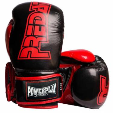 Боксерские перчатки PowerPlay 3017 8oz Black Фото