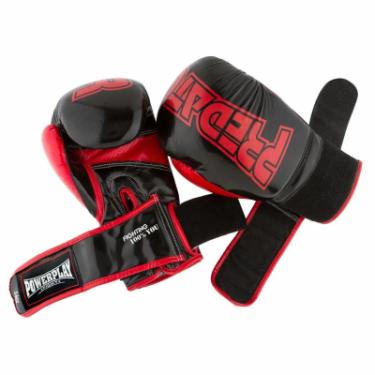 Боксерские перчатки PowerPlay 3017 8oz Black Фото 3