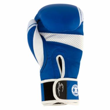 Боксерские перчатки PowerPlay 3023A 10oz Blue/White Фото 2